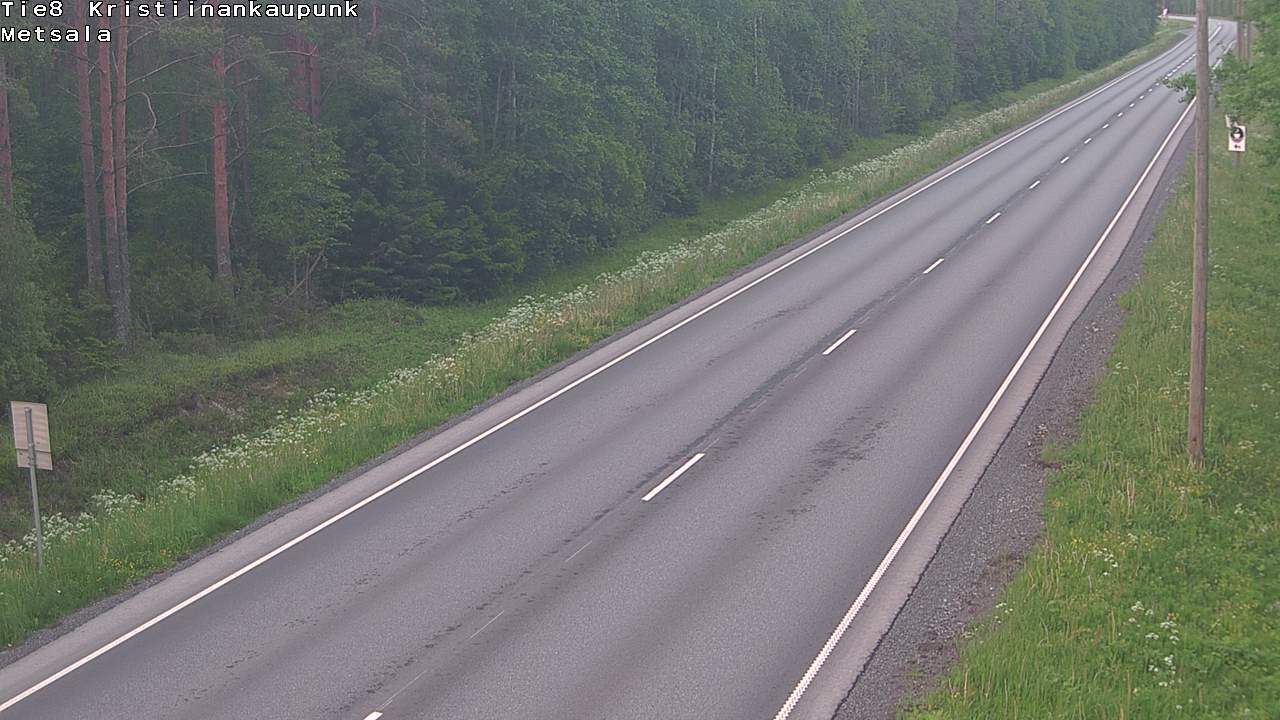 Kelikamerat Kuva Tie 8 Kristiinankaupunki, Metsälä, Kristiinankaupunki, Pohjanmaa