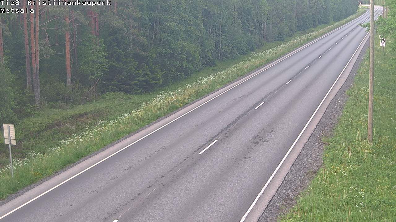Kelikamerat Kuva Tie 8 Kristiinankaupunki, Metsälä, Kristiinankaupunki, Pohjanmaa