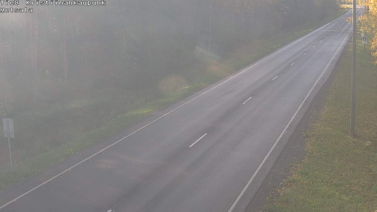 Weather Camera Image Road 8 Kristiinankaupunki Metsälä, Kristiinankaupunki, Pohjanmaa