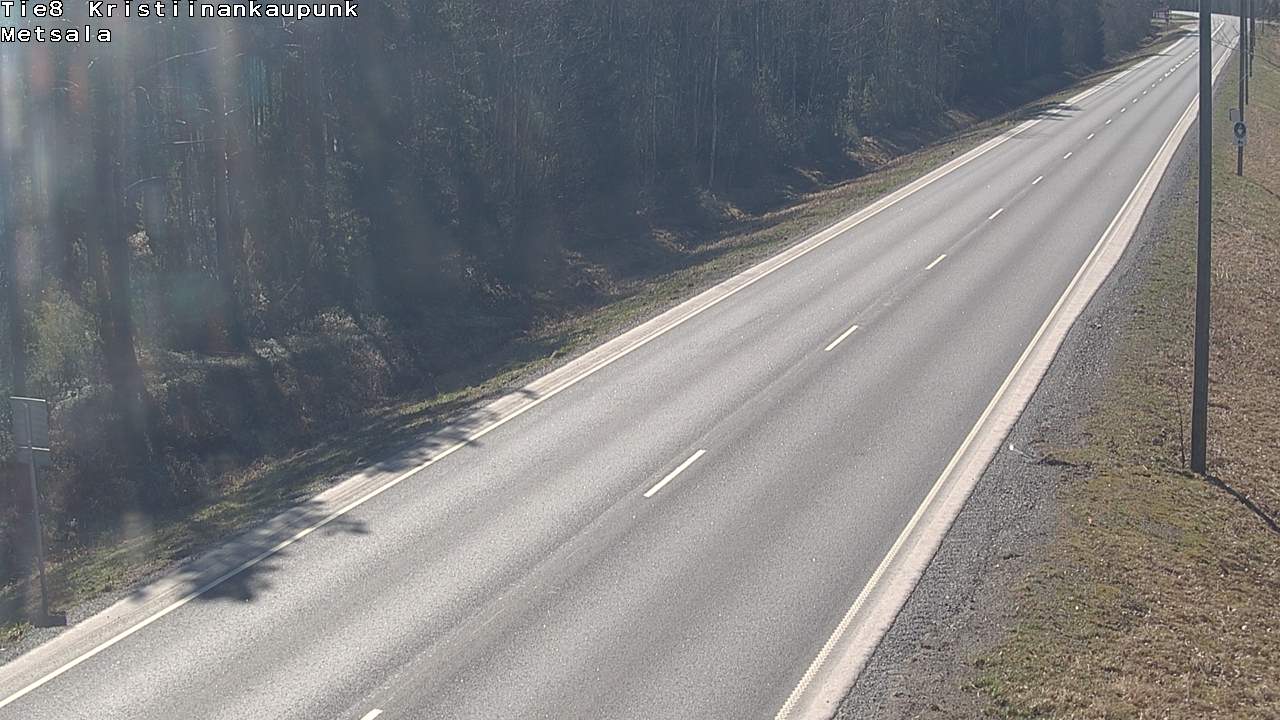 Weather Camera Image Väg 8 Kristinestad, Ömossa, Kristiinankaupunki, Pohjanmaa