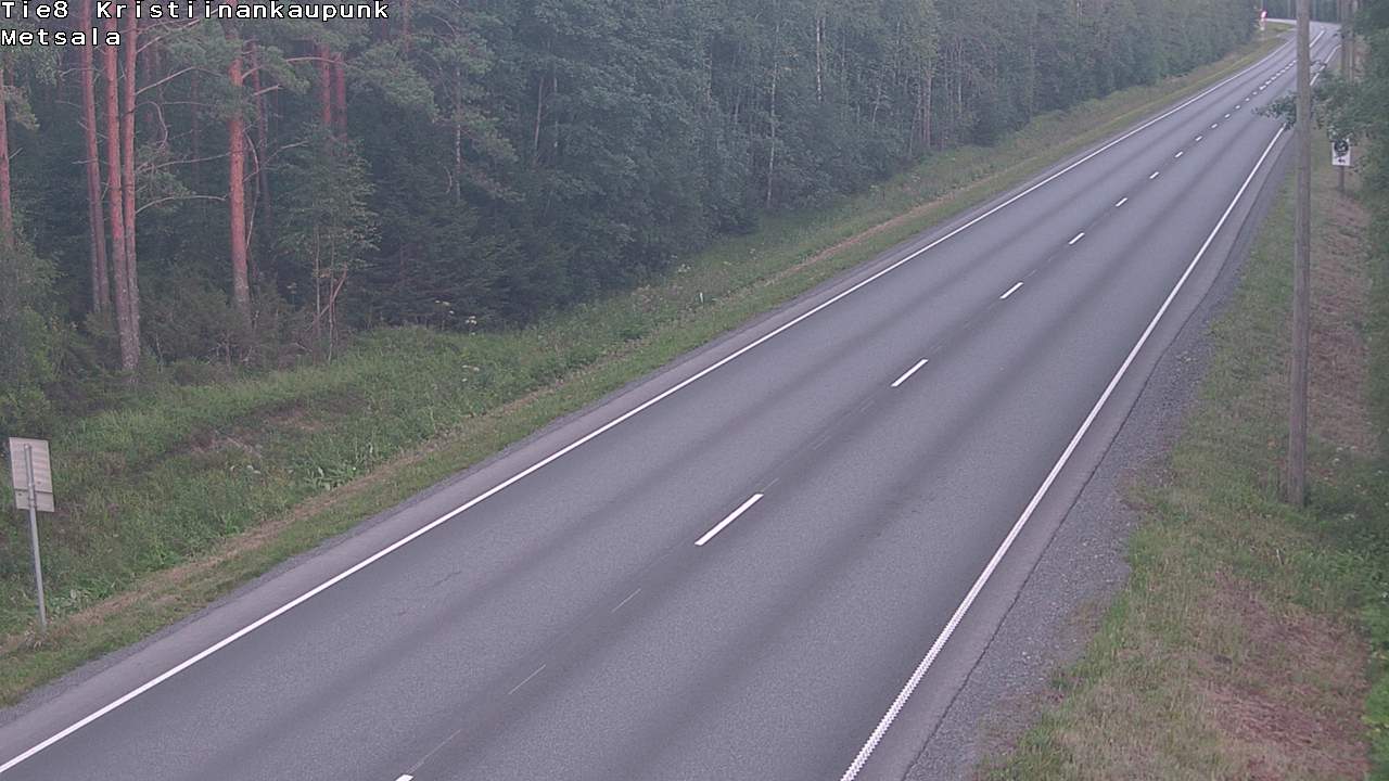 Kelikamerat Kuva Tie 8 Kristiinankaupunki, Metsälä, Kristiinankaupunki, Pohjanmaa