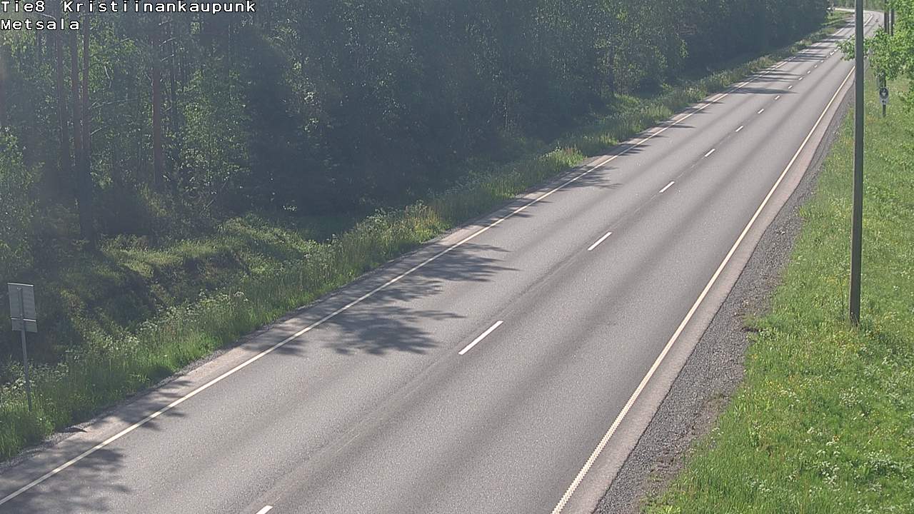 Weather Camera Image Väg 8 Kristinestad, Ömossa, Kristiinankaupunki, Pohjanmaa