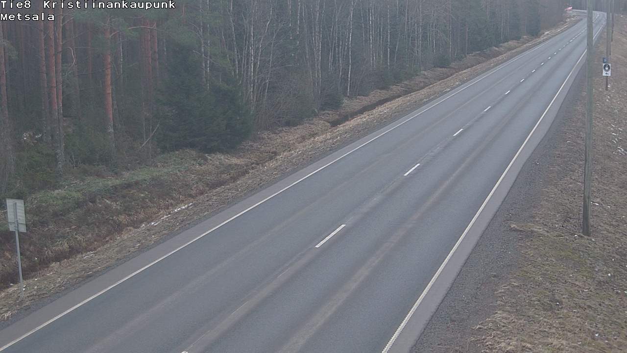 Kelikamerat Kuva Tie 8 Kristiinankaupunki, Metsälä, Kristiinankaupunki, Pohjanmaa