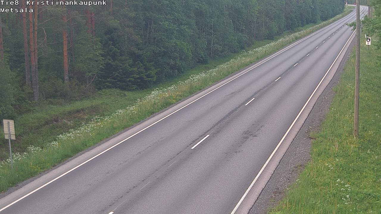 Kelikamerat Kuva Tie 8 Kristiinankaupunki, Metsälä, Kristiinankaupunki, Pohjanmaa