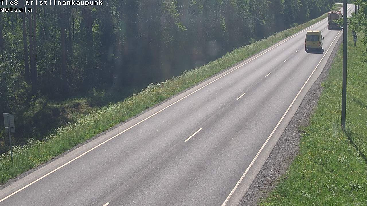 Weather Camera Image Väg 8 Kristinestad, Ömossa, Kristiinankaupunki, Pohjanmaa