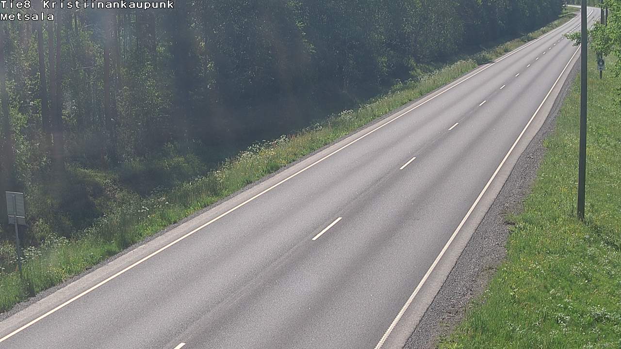 Weather Camera Image Väg 8 Kristinestad, Ömossa, Kristiinankaupunki, Pohjanmaa