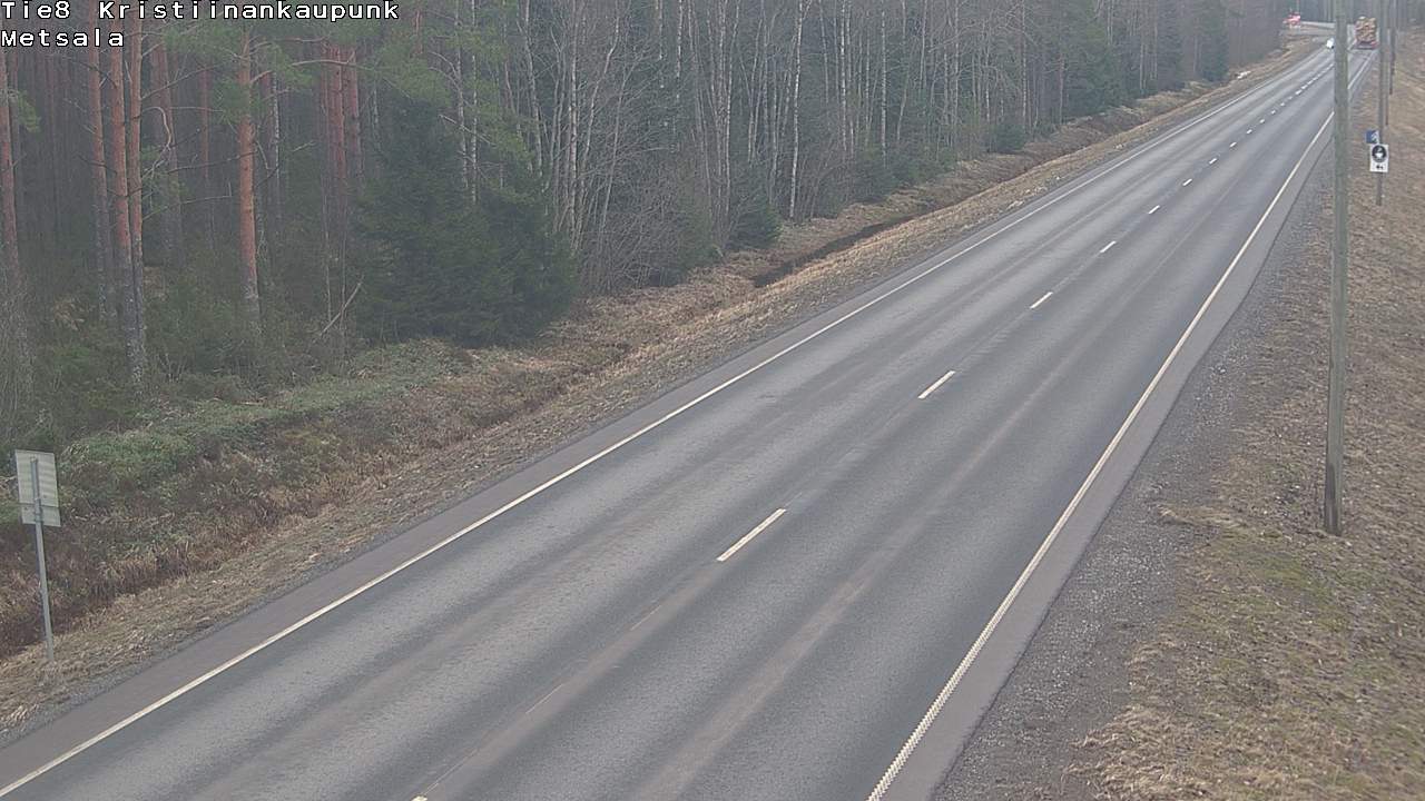 Weather Camera Image Road 8 Kristiinankaupunki Metsälä, Kristiinankaupunki, Pohjanmaa