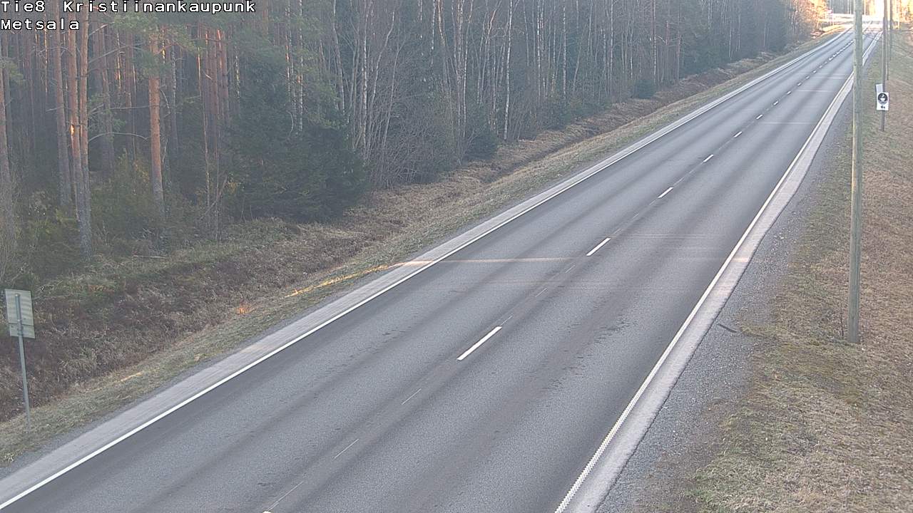 Weather Camera Image Väg 8 Kristinestad, Ömossa, Kristiinankaupunki, Pohjanmaa