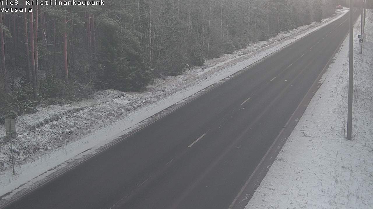 Weather Camera Image Road 8 Kristiinankaupunki Metsälä, Kristiinankaupunki, Pohjanmaa