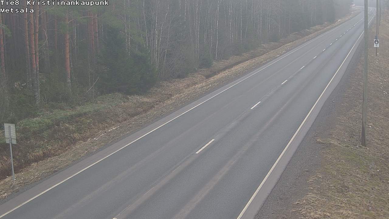 Kelikamerat Kuva Tie 8 Kristiinankaupunki, Metsälä, Kristiinankaupunki, Pohjanmaa