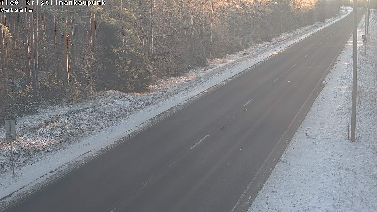 Weather Camera Image Road 8 Kristiinankaupunki Metsälä, Kristiinankaupunki, Pohjanmaa