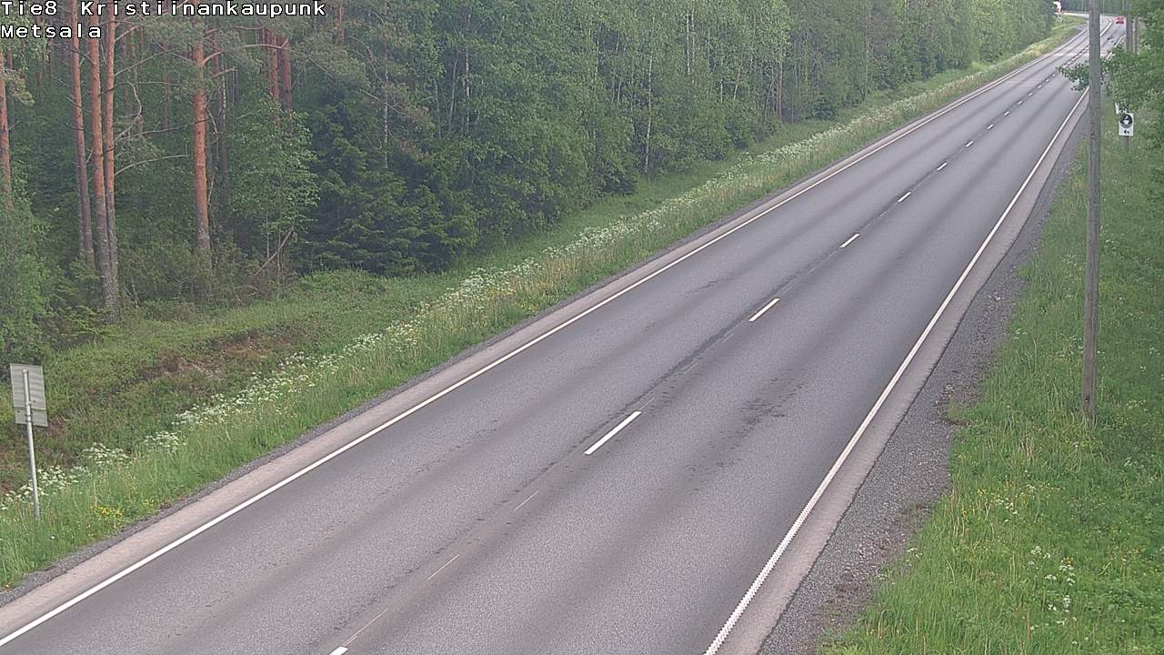 Kelikamerat Kuva Tie 8 Kristiinankaupunki, Metsälä, Kristiinankaupunki, Pohjanmaa