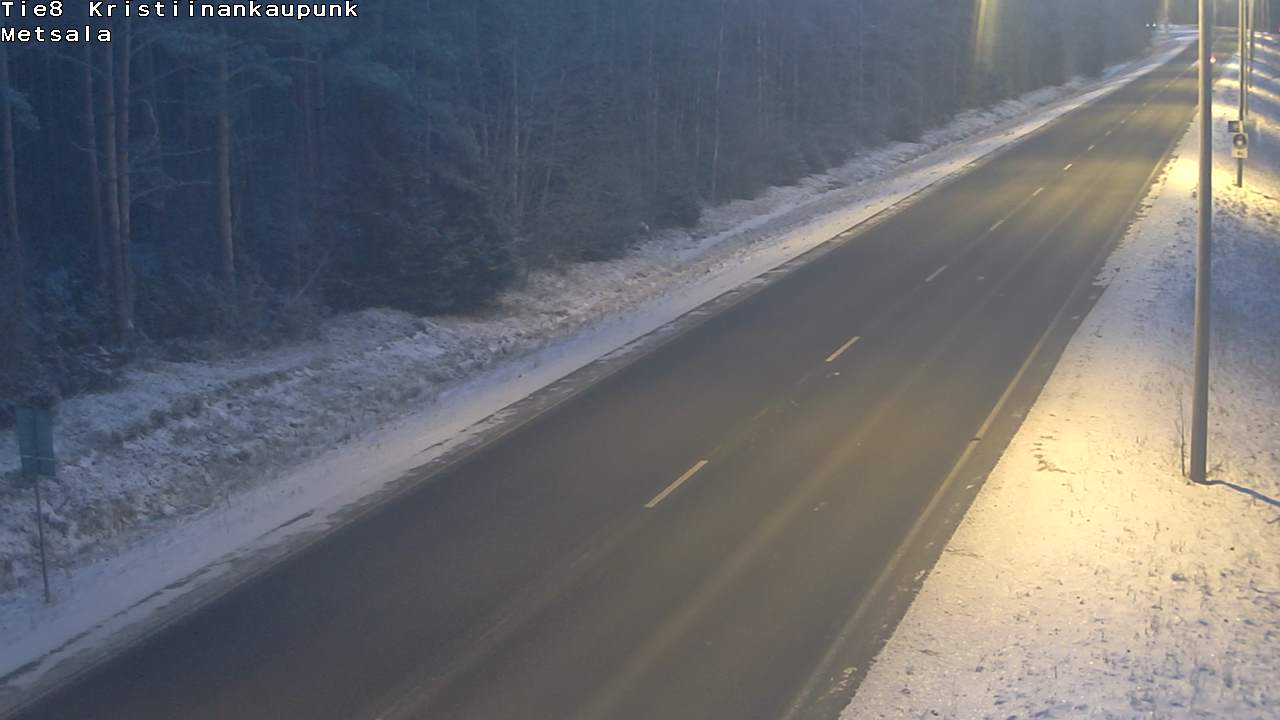 Weather Camera Image Road 8 Kristiinankaupunki Metsälä, Kristiinankaupunki, Pohjanmaa