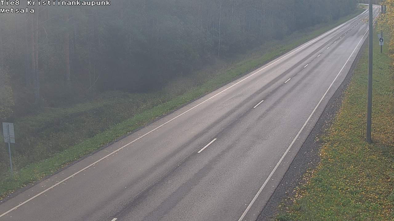 Weather Camera Image Road 8 Kristiinankaupunki Metsälä, Kristiinankaupunki, Pohjanmaa