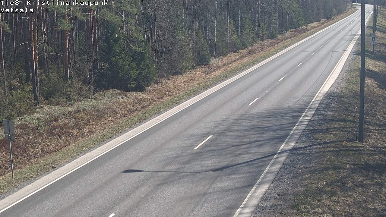 Weather Camera Image Väg 8 Kristinestad, Ömossa, Kristiinankaupunki, Pohjanmaa