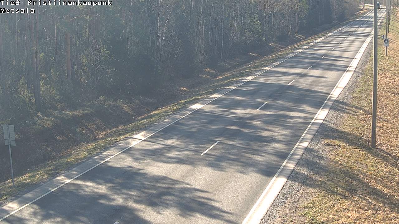 Weather Camera Image Väg 8 Kristinestad, Ömossa, Kristiinankaupunki, Pohjanmaa