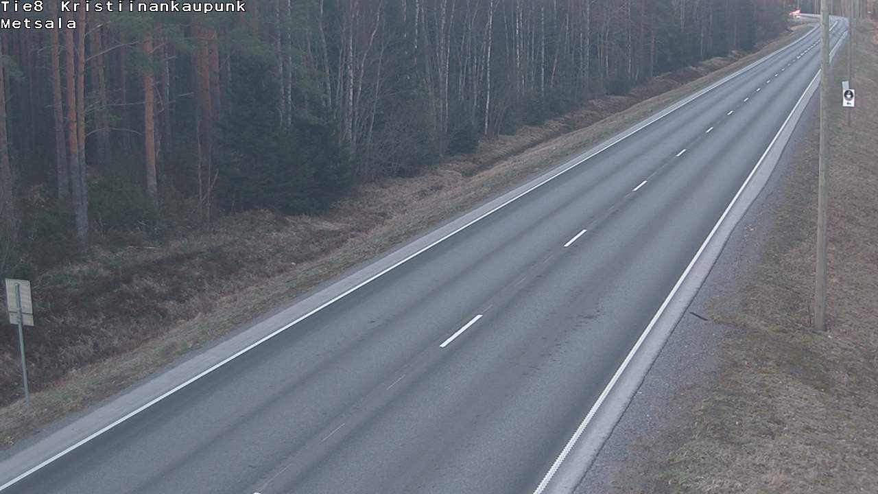 Weather Camera Image Väg 8 Kristinestad, Ömossa, Kristiinankaupunki, Pohjanmaa