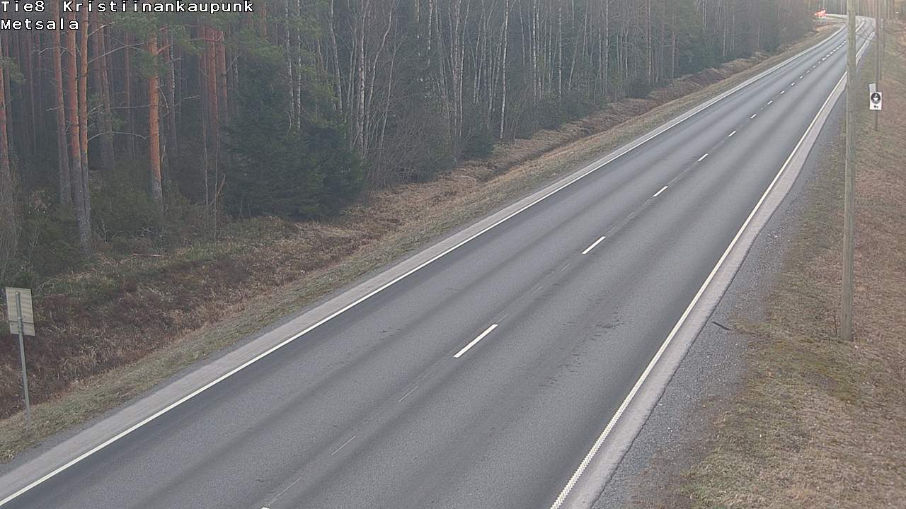 Weather Camera Image Väg 8 Kristinestad, Ömossa, Kristiinankaupunki, Pohjanmaa