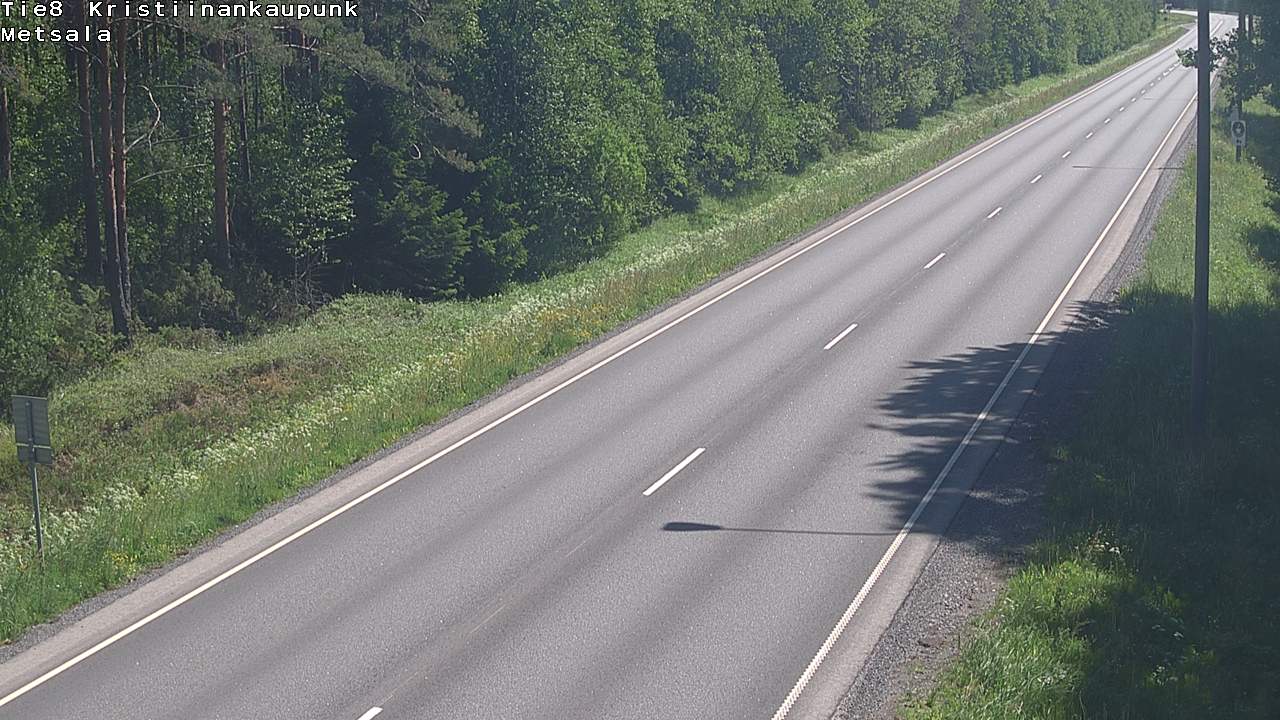 Weather Camera Image Väg 8 Kristinestad, Ömossa, Kristiinankaupunki, Pohjanmaa