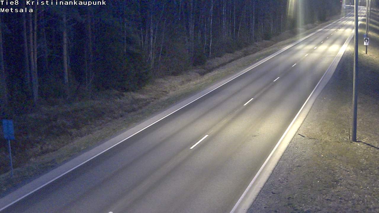 Weather Camera Image Väg 8 Kristinestad, Ömossa, Kristiinankaupunki, Pohjanmaa