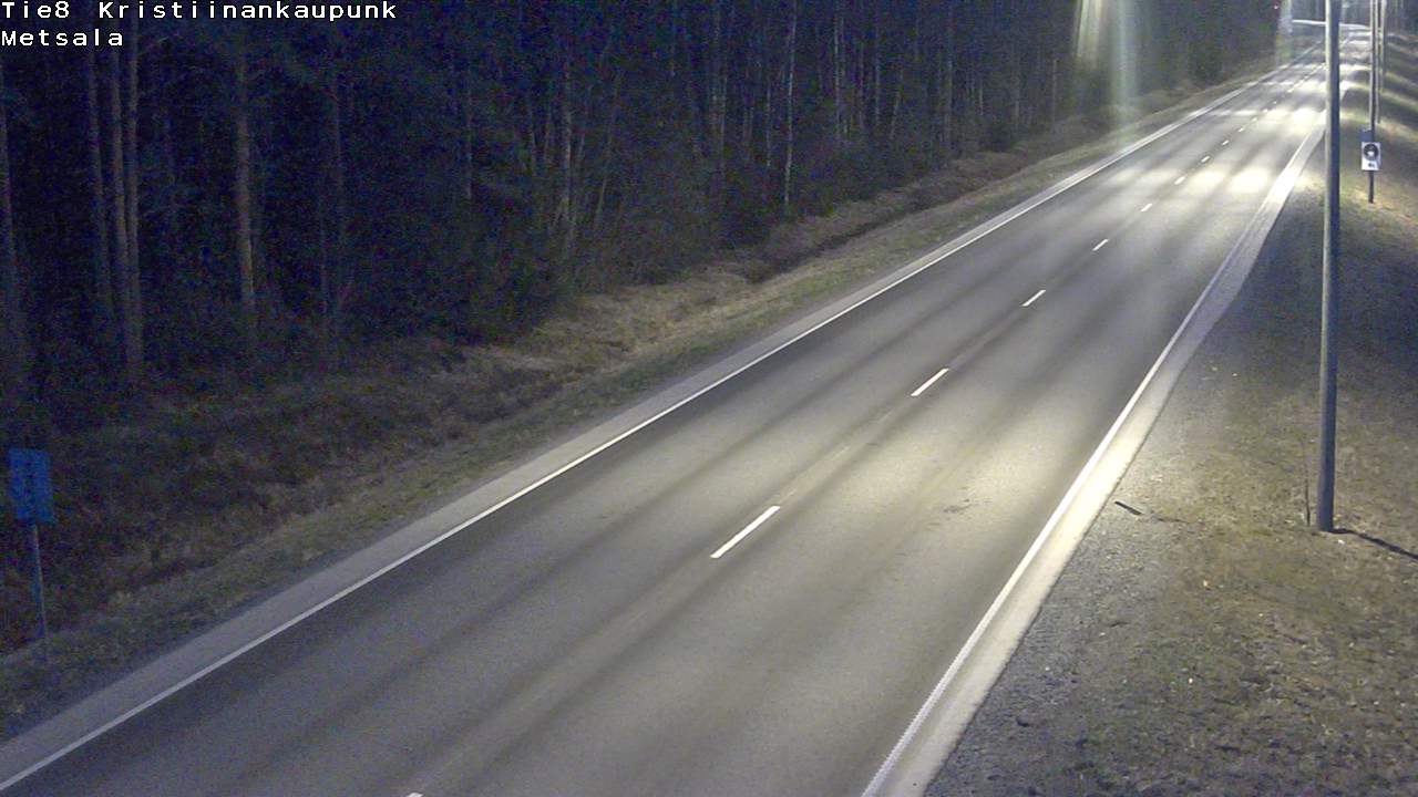 Weather Camera Image Road 8 Kristiinankaupunki Metsälä, Kristiinankaupunki, Pohjanmaa