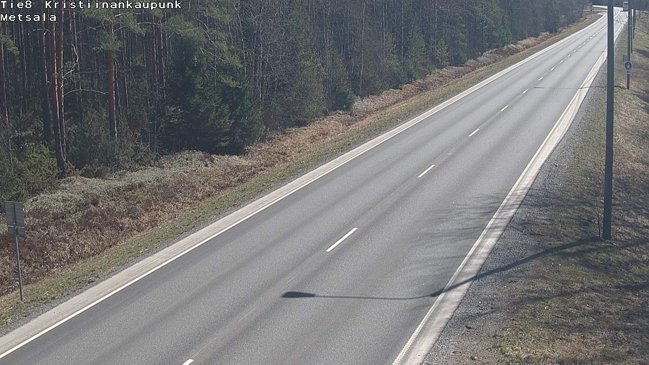 Weather Camera Image Väg 8 Kristinestad, Ömossa, Kristiinankaupunki, Pohjanmaa