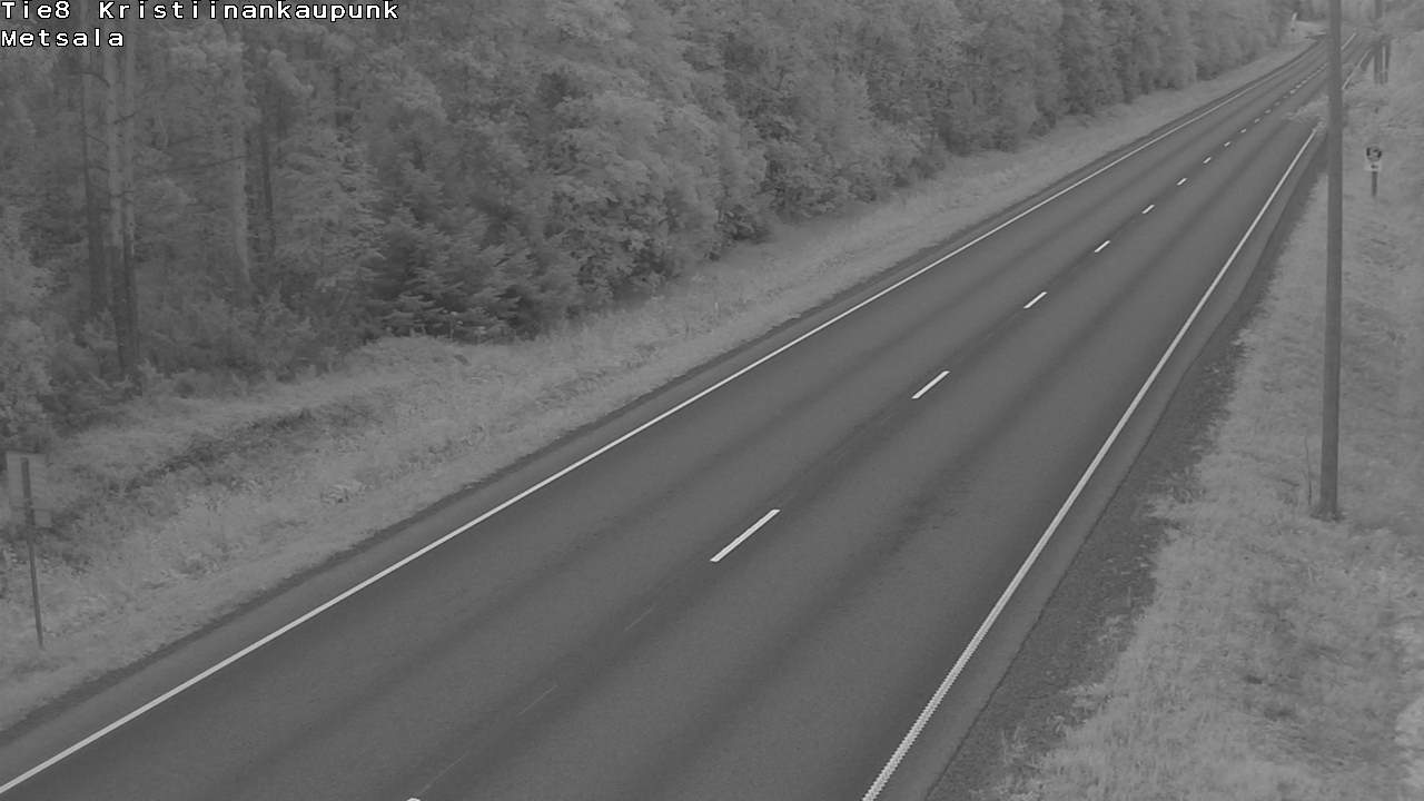 Weather Camera Image Road 8 Kristiinankaupunki Metsälä, Kristiinankaupunki, Pohjanmaa