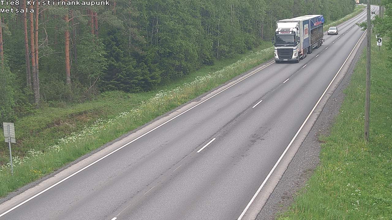 Kelikamerat Kuva Tie 8 Kristiinankaupunki, Metsälä, Kristiinankaupunki, Pohjanmaa