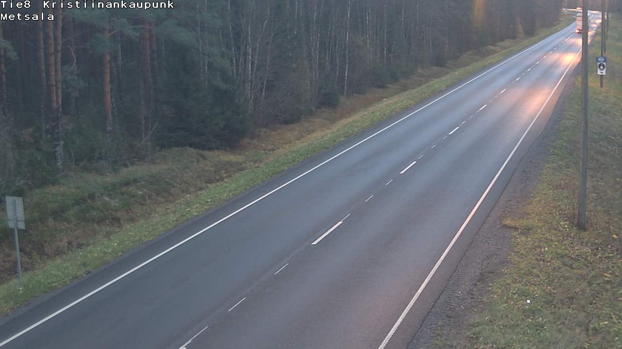 Kelikamerat Kuva Tie 8 Kristiinankaupunki, Metsälä, Kristiinankaupunki, Pohjanmaa