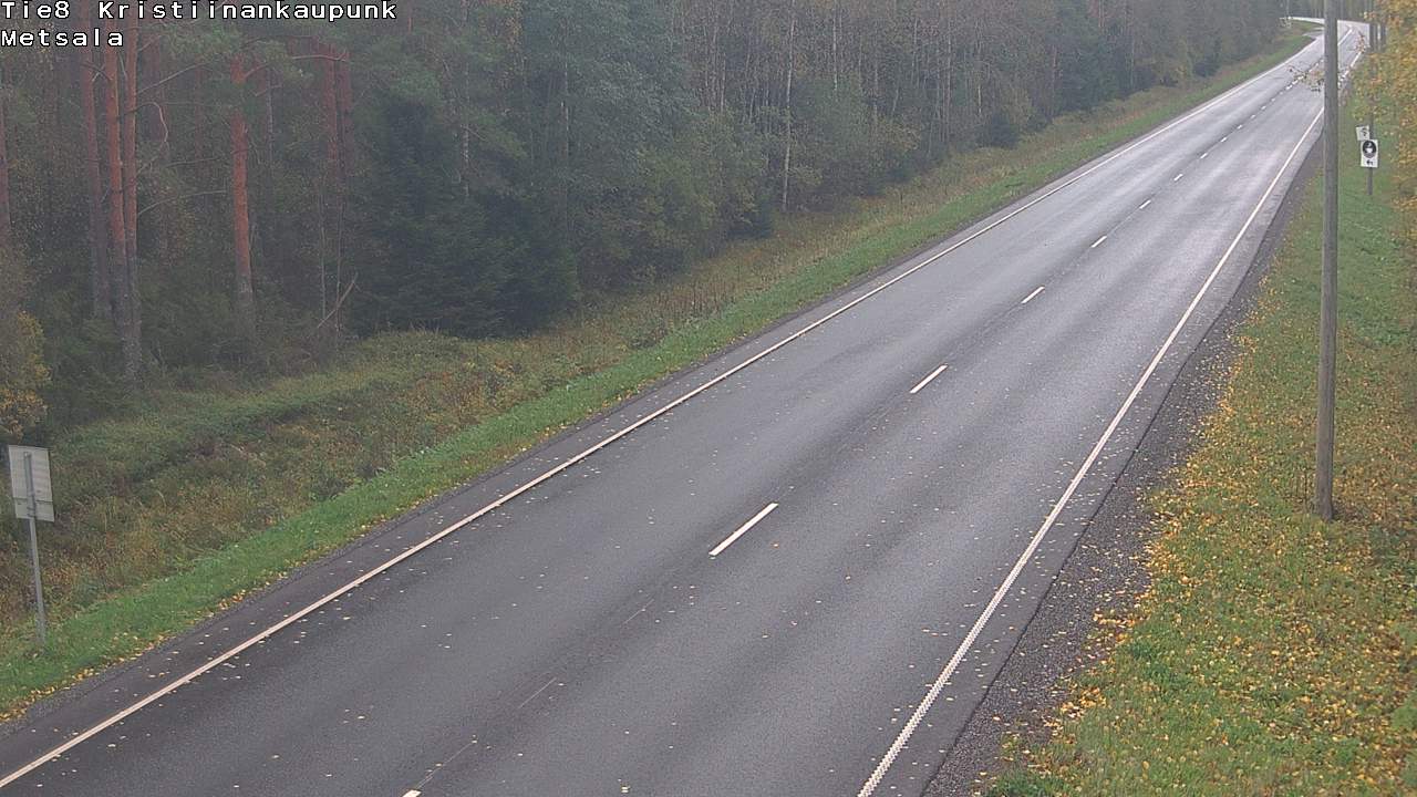 Weather Camera Image Väg 8 Kristinestad, Ömossa, Kristiinankaupunki, Pohjanmaa