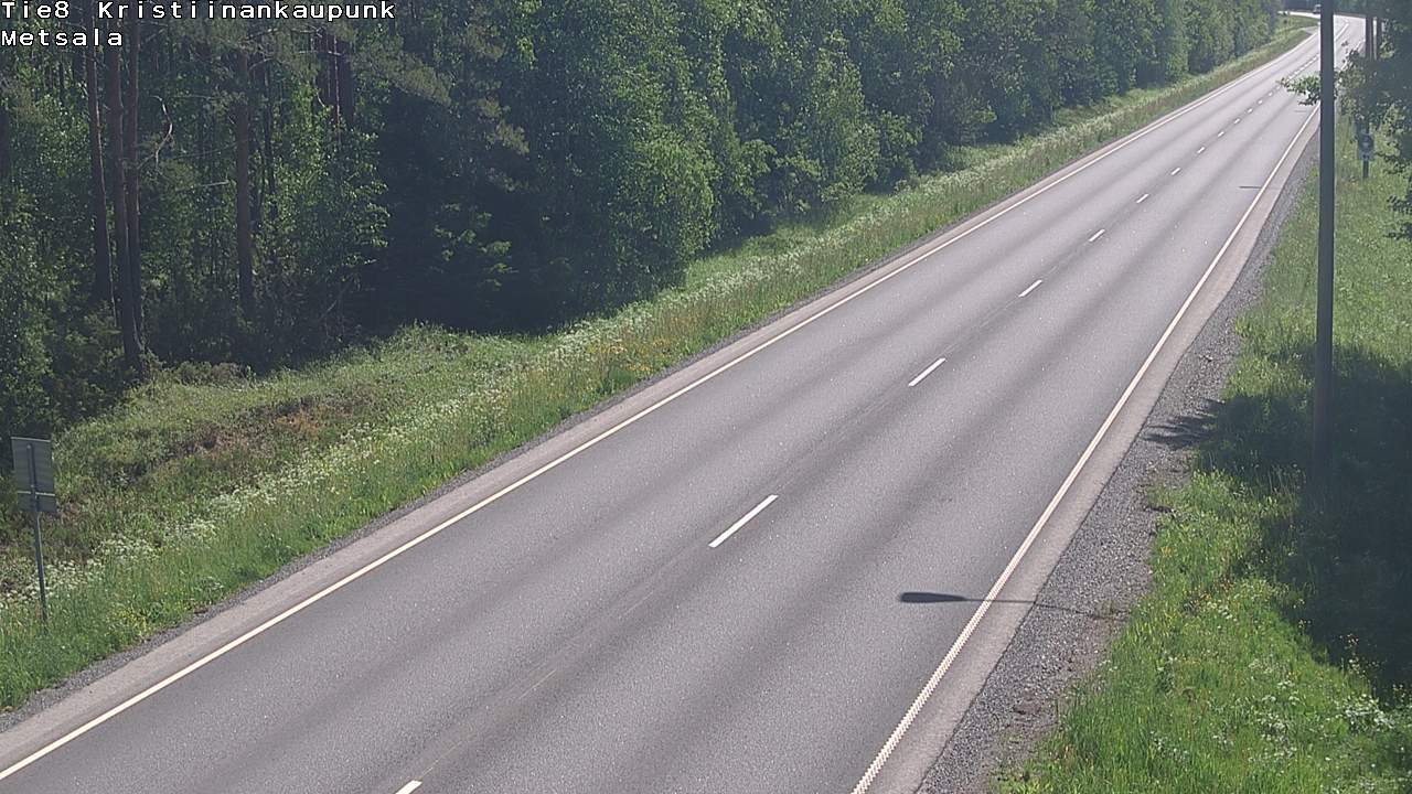 Weather Camera Image Väg 8 Kristinestad, Ömossa, Kristiinankaupunki, Pohjanmaa