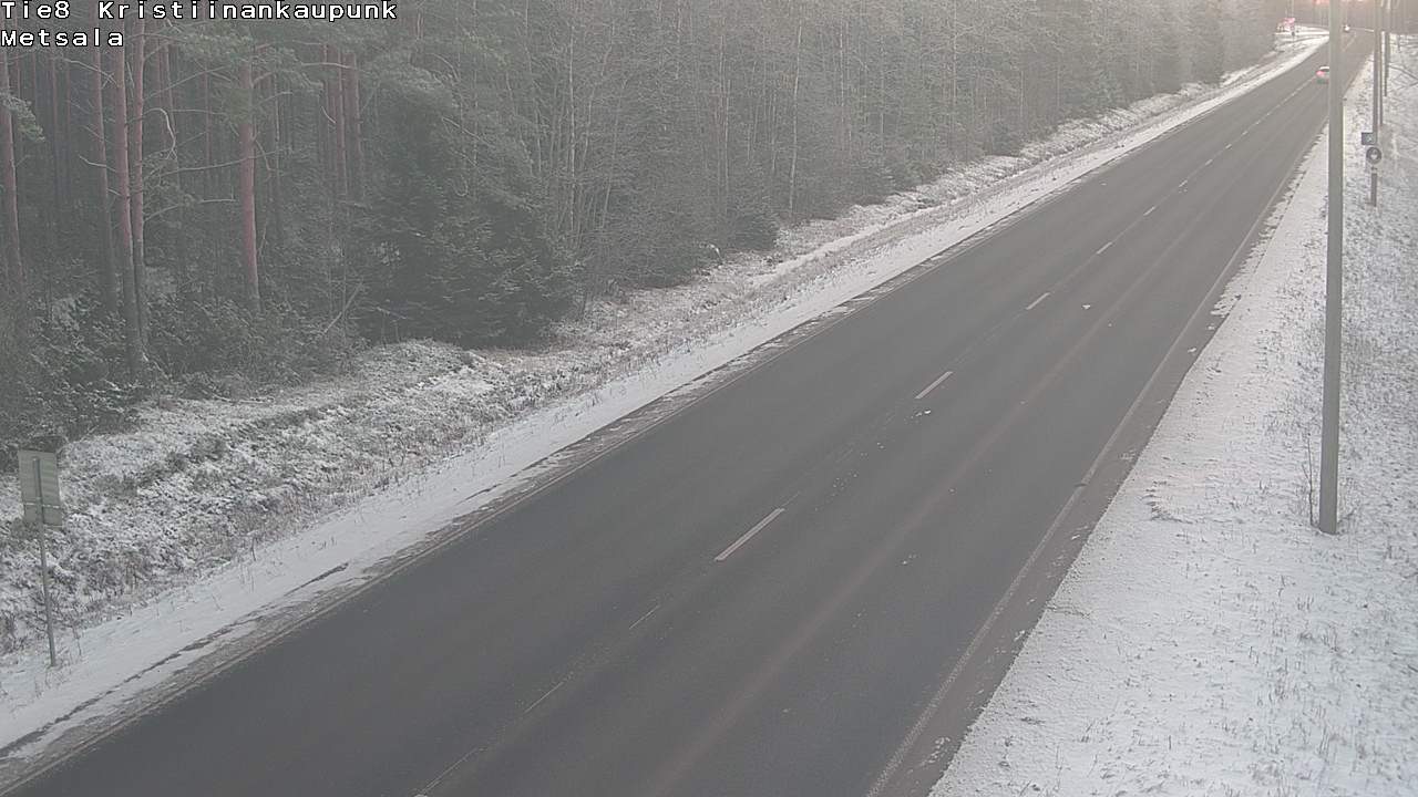 Weather Camera Image Road 8 Kristiinankaupunki Metsälä, Kristiinankaupunki, Pohjanmaa