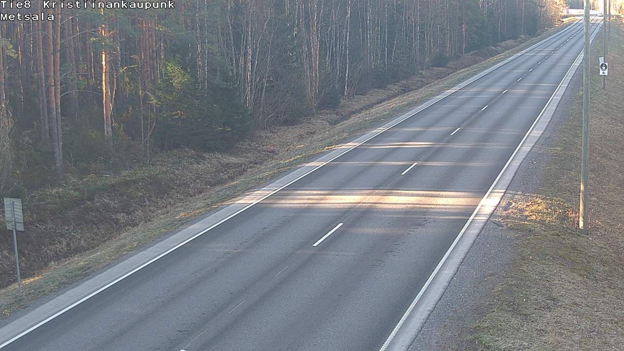 Weather Camera Image Väg 8 Kristinestad, Ömossa, Kristiinankaupunki, Pohjanmaa