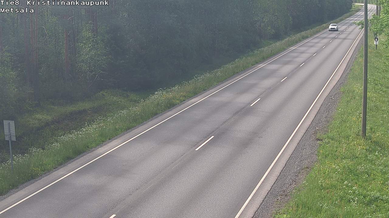 Weather Camera Image Väg 8 Kristinestad, Ömossa, Kristiinankaupunki, Pohjanmaa