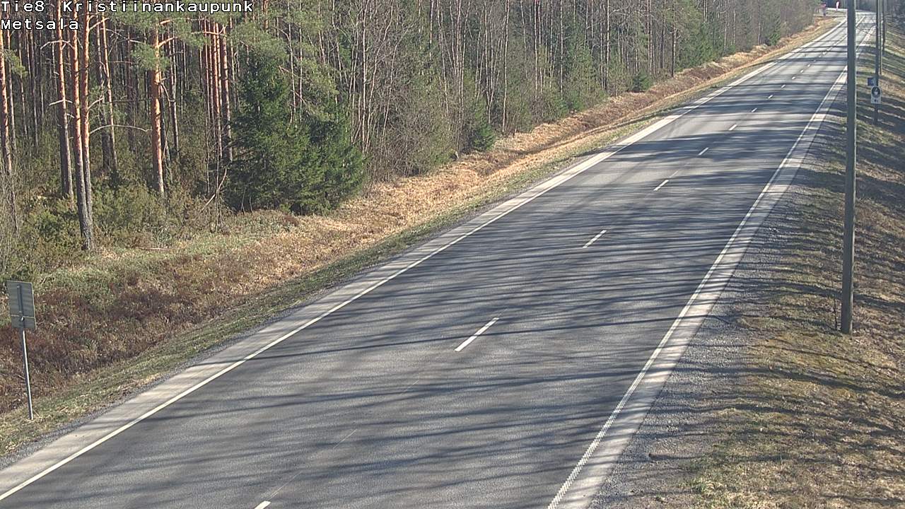 Weather Camera Image Väg 8 Kristinestad, Ömossa, Kristiinankaupunki, Pohjanmaa