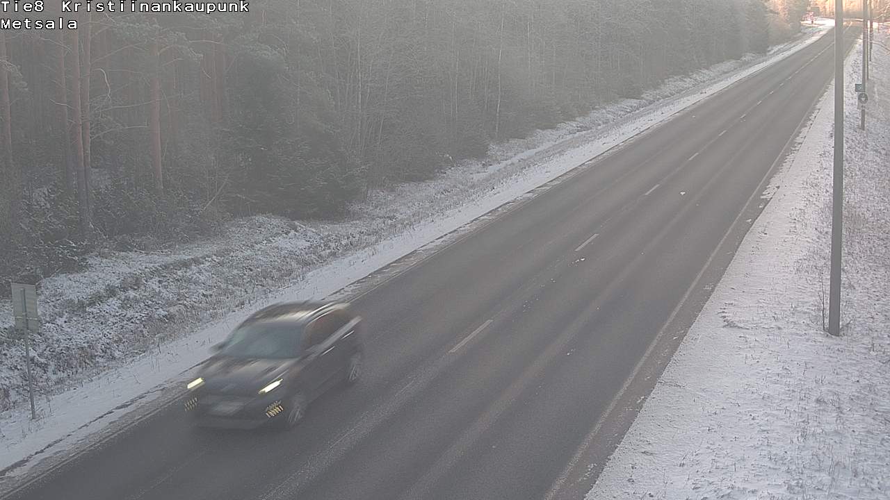 Weather Camera Image Road 8 Kristiinankaupunki Metsälä, Kristiinankaupunki, Pohjanmaa