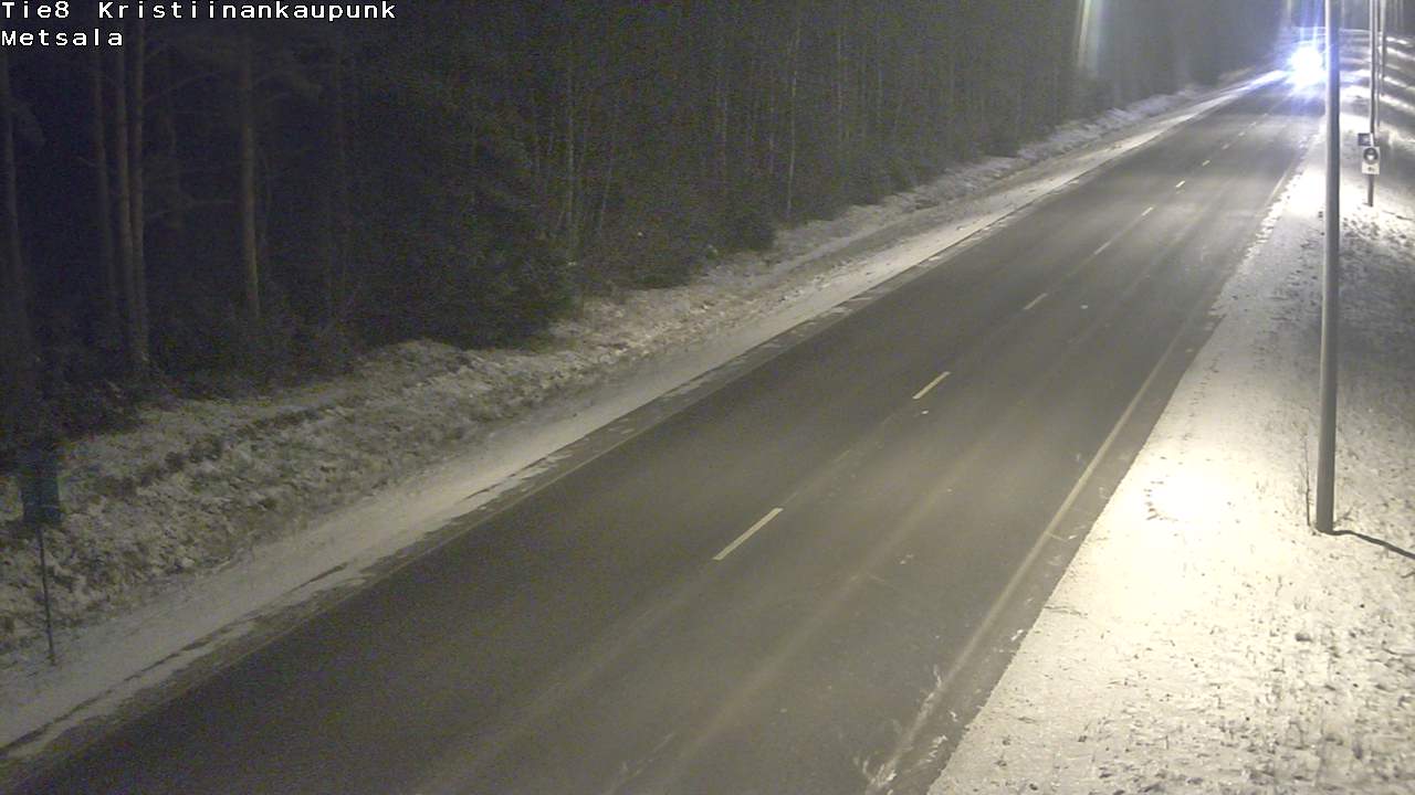 Kelikamerat Kuva Tie 8 Kristiinankaupunki, Metsälä, Kristiinankaupunki, Pohjanmaa