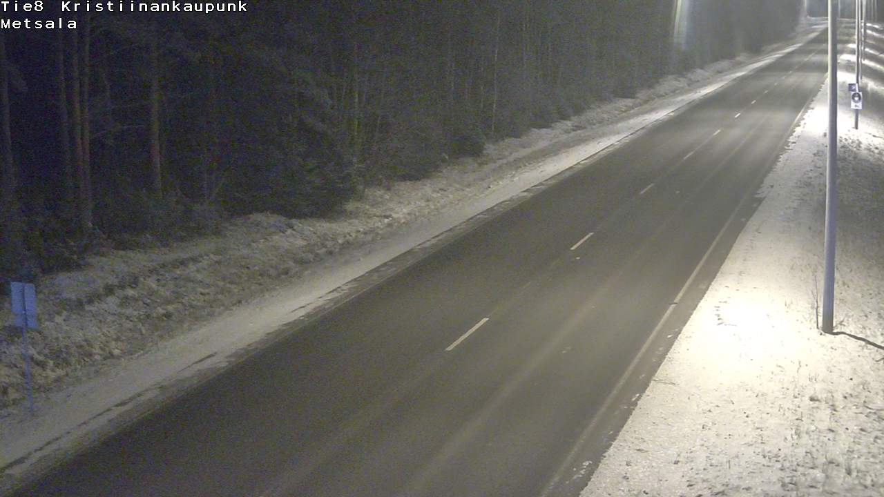 Weather Camera Image Road 8 Kristiinankaupunki Metsälä, Kristiinankaupunki, Pohjanmaa