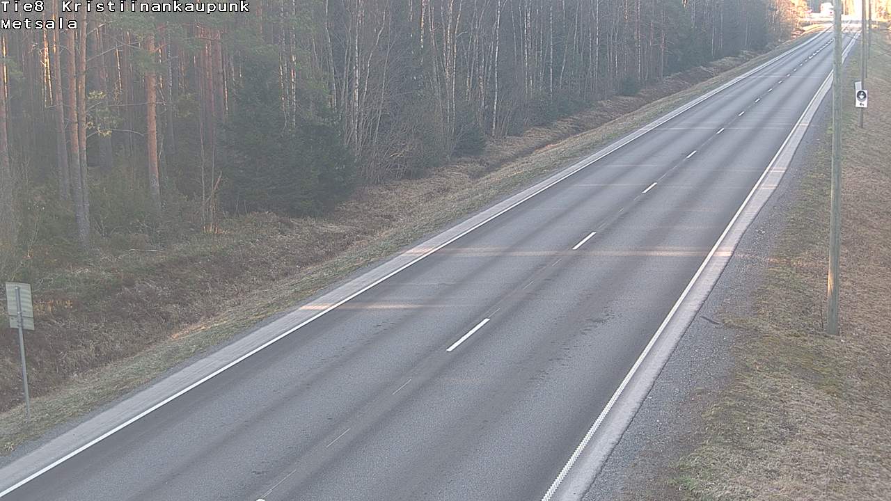 Weather Camera Image Väg 8 Kristinestad, Ömossa, Kristiinankaupunki, Pohjanmaa