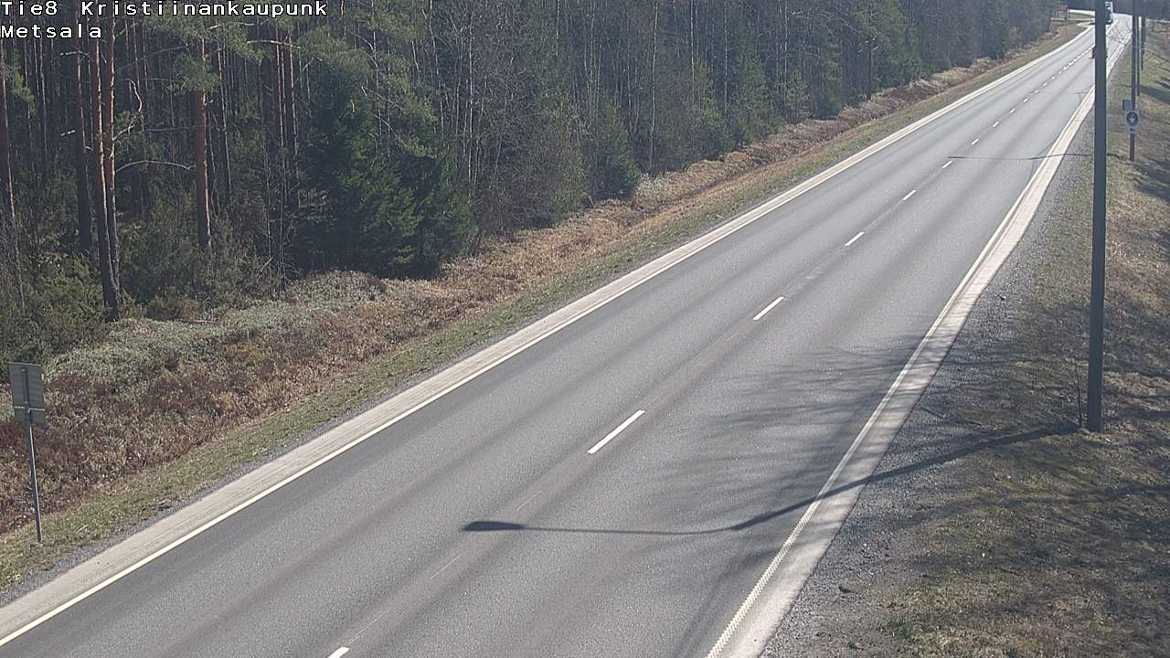 Weather Camera Image Väg 8 Kristinestad, Ömossa, Kristiinankaupunki, Pohjanmaa
