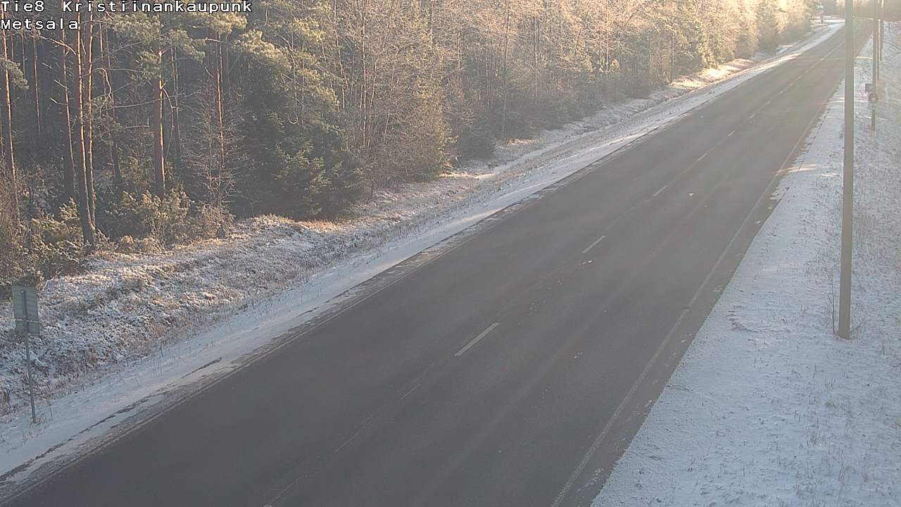 Weather Camera Image Road 8 Kristiinankaupunki Metsälä, Kristiinankaupunki, Pohjanmaa