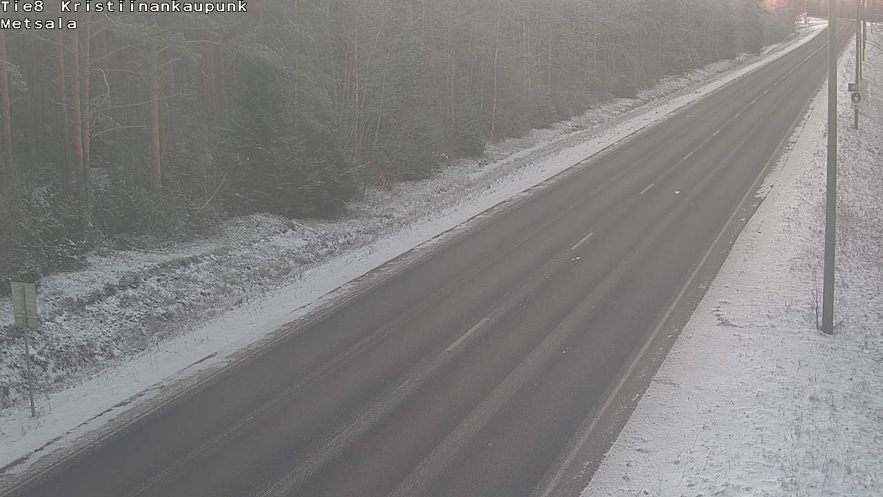 Weather Camera Image Road 8 Kristiinankaupunki Metsälä, Kristiinankaupunki, Pohjanmaa
