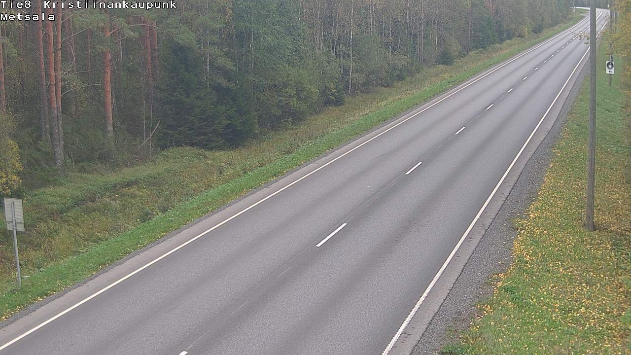 Kelikamerat Kuva Tie 8 Kristiinankaupunki, Metsälä, Kristiinankaupunki, Pohjanmaa