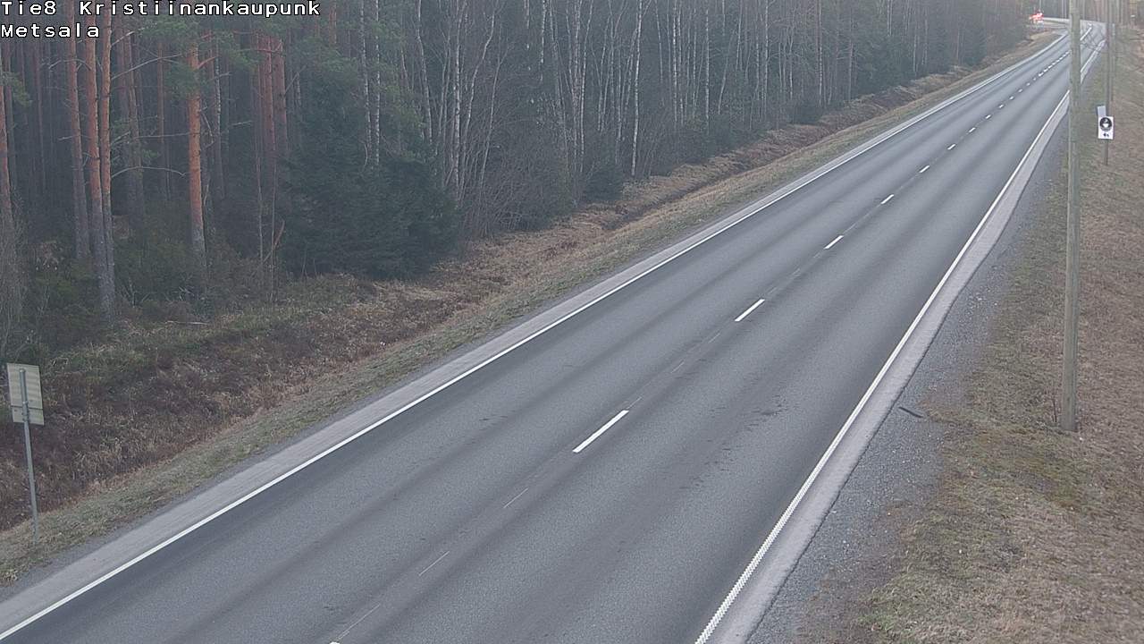 Weather Camera Image Väg 8 Kristinestad, Ömossa, Kristiinankaupunki, Pohjanmaa