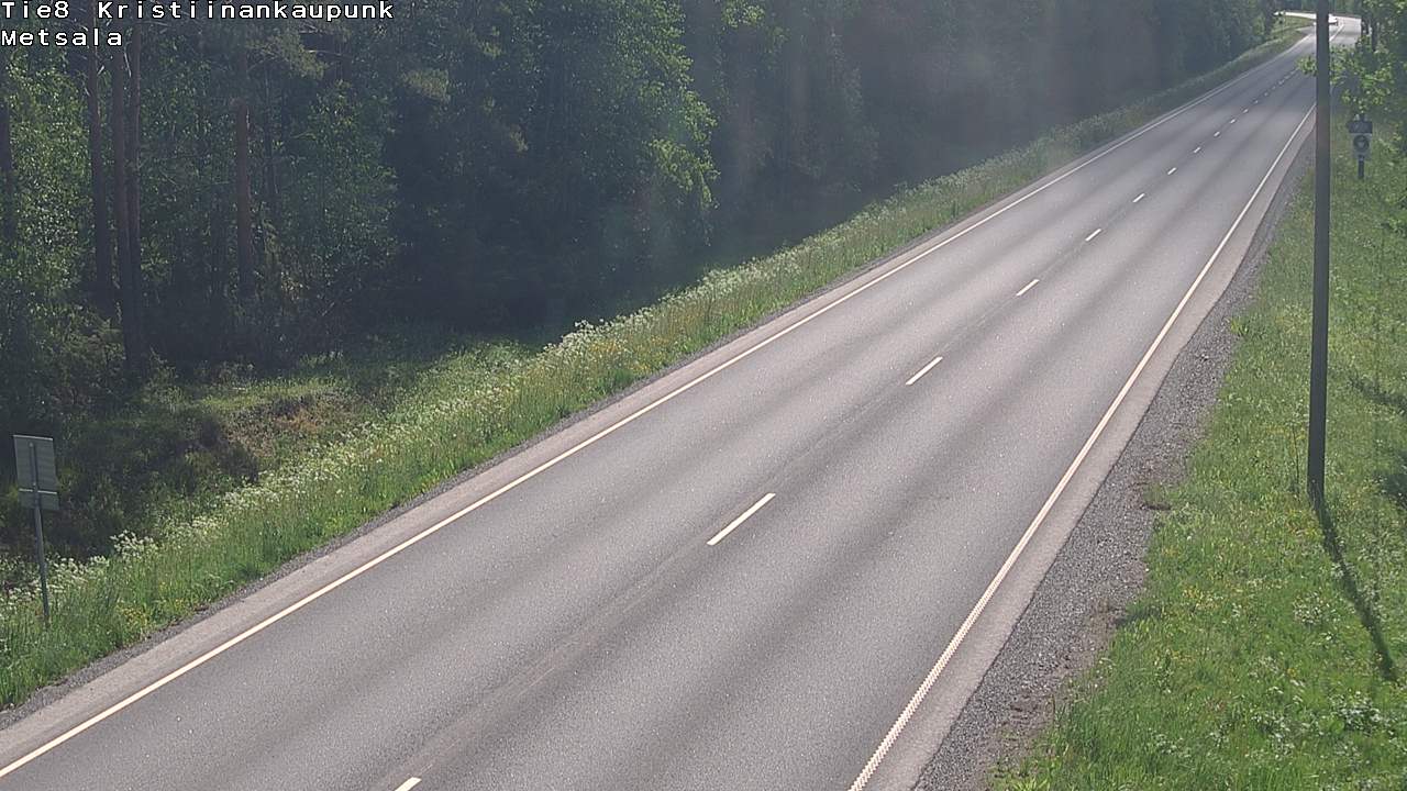Weather Camera Image Väg 8 Kristinestad, Ömossa, Kristiinankaupunki, Pohjanmaa