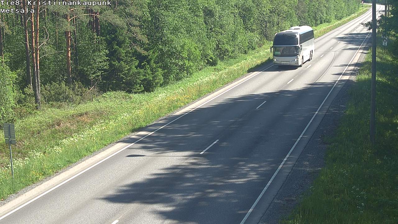 Weather Camera Image Väg 8 Kristinestad, Ömossa, Kristiinankaupunki, Pohjanmaa