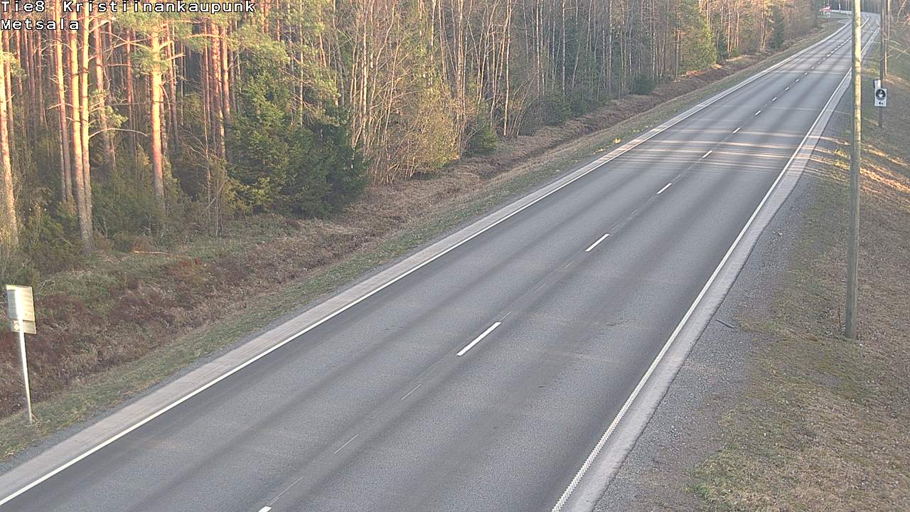 Weather Camera Image Väg 8 Kristinestad, Ömossa, Kristiinankaupunki, Pohjanmaa