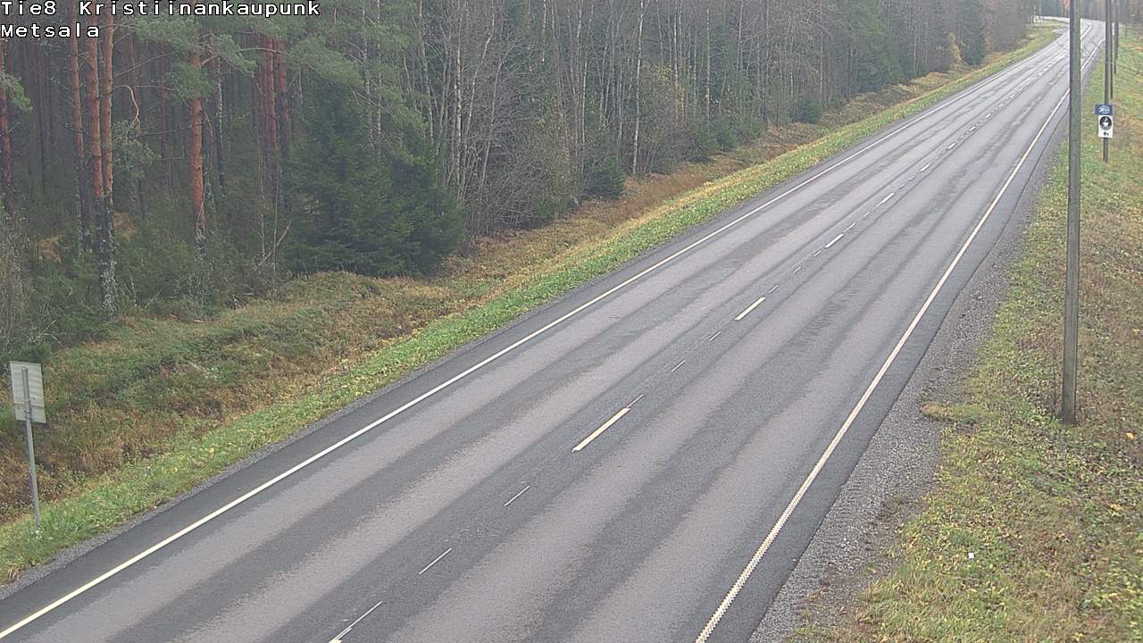 Kelikamerat Kuva Tie 8 Kristiinankaupunki, Metsälä, Kristiinankaupunki, Pohjanmaa