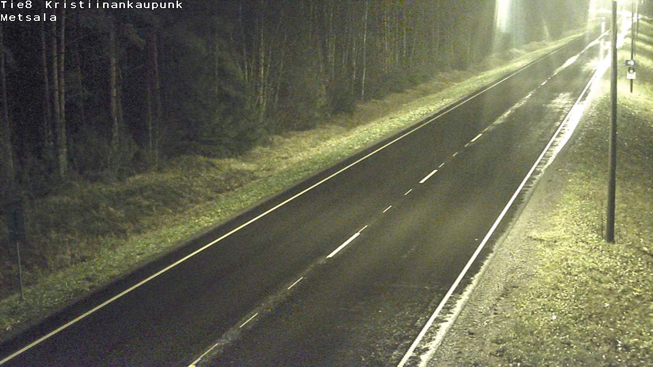 Weather Camera Image Väg 8 Kristinestad, Ömossa, Kristiinankaupunki, Pohjanmaa