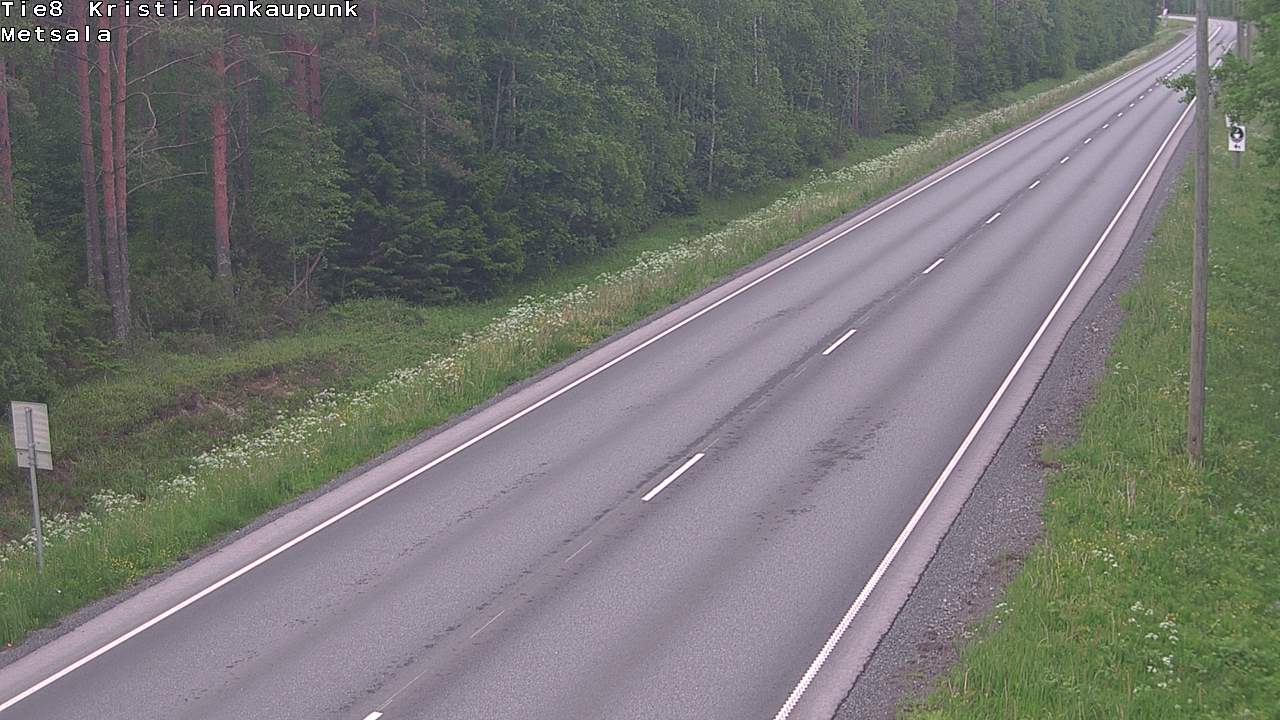 Kelikamerat Kuva Tie 8 Kristiinankaupunki, Metsälä, Kristiinankaupunki, Pohjanmaa